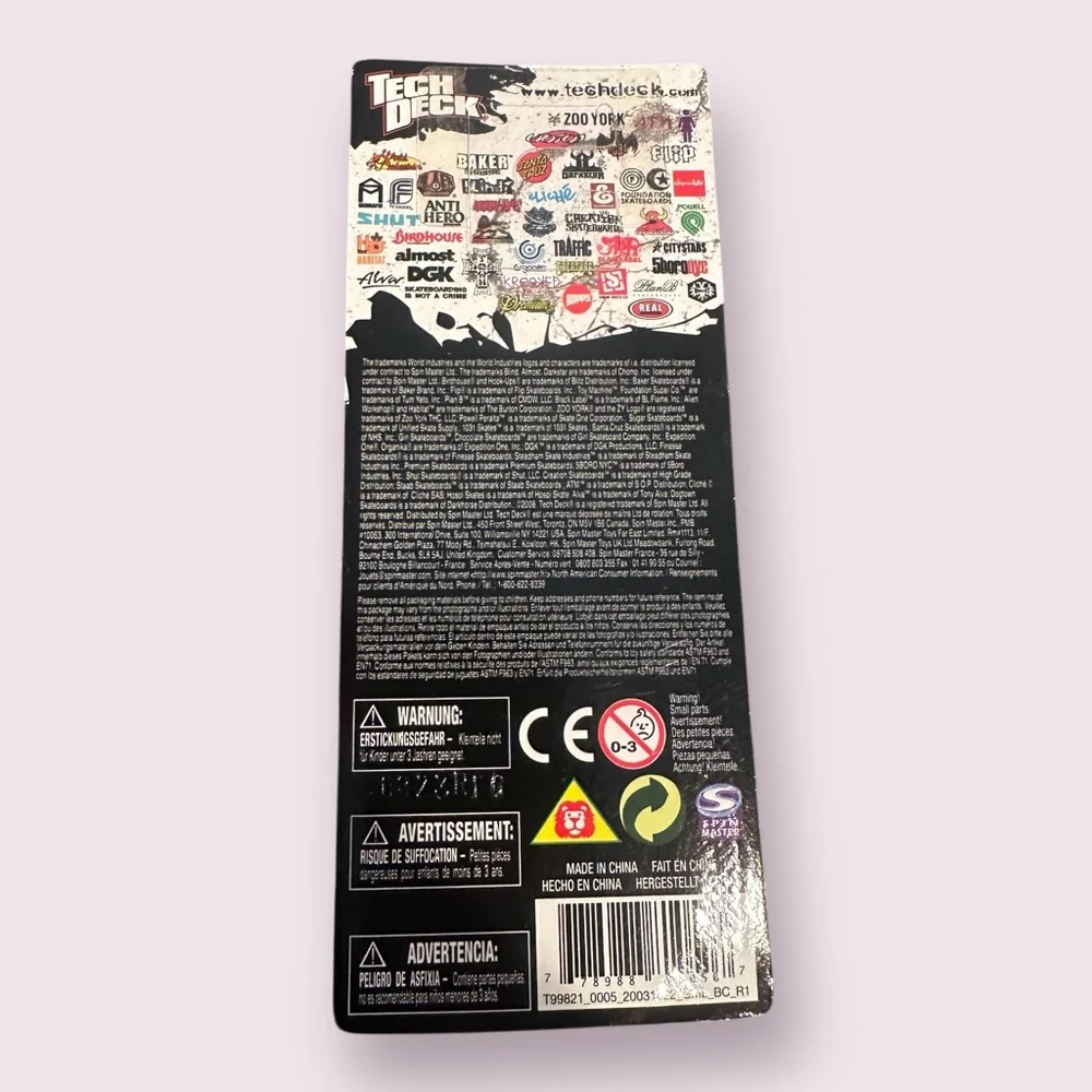 New In Package Set of 5 Tech Deck Fingerboard Set - Darkstar, ATM, Flip